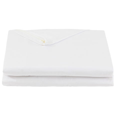 Futon Cover Sheets - Zippered - Pure White