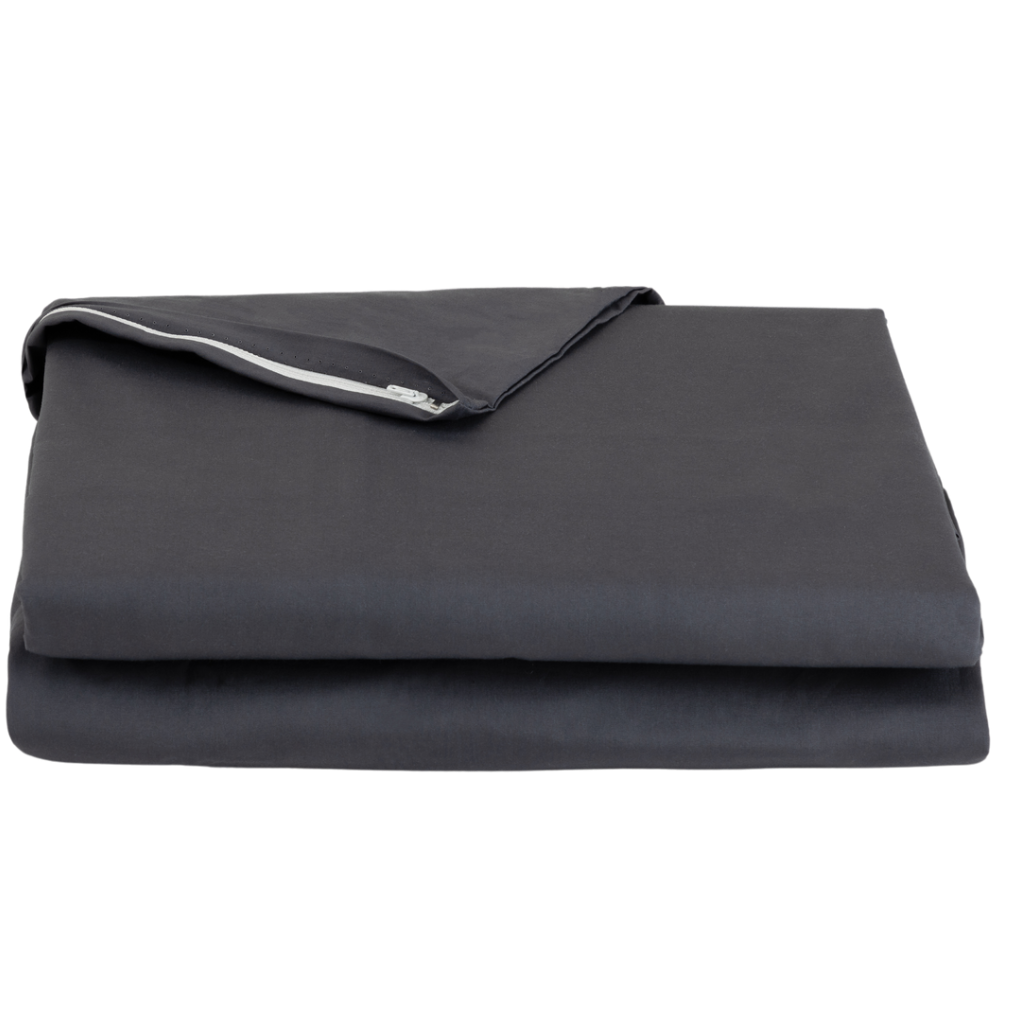 Futon Cover Sheets - Zippered - Dark Gray | Fuli Japan