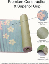 Tatami Yoga Mats - Sakura Fuji Pattern