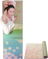 Tatami Yoga Mats - Sakura Fuji Pattern
