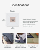 Kotatsu Blanket – Japanese Kotatsu Futon