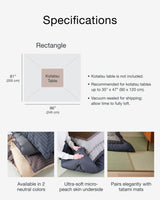 Kotatsu Blanket – Japanese Kotatsu Futon
