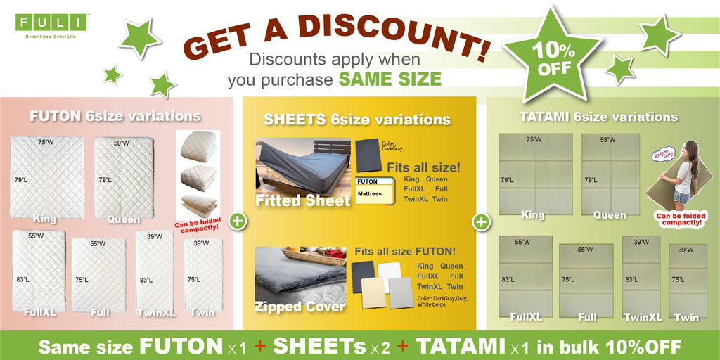 Tatami Mattress (100% Japanese Rush) -King- – FULI Japan Official